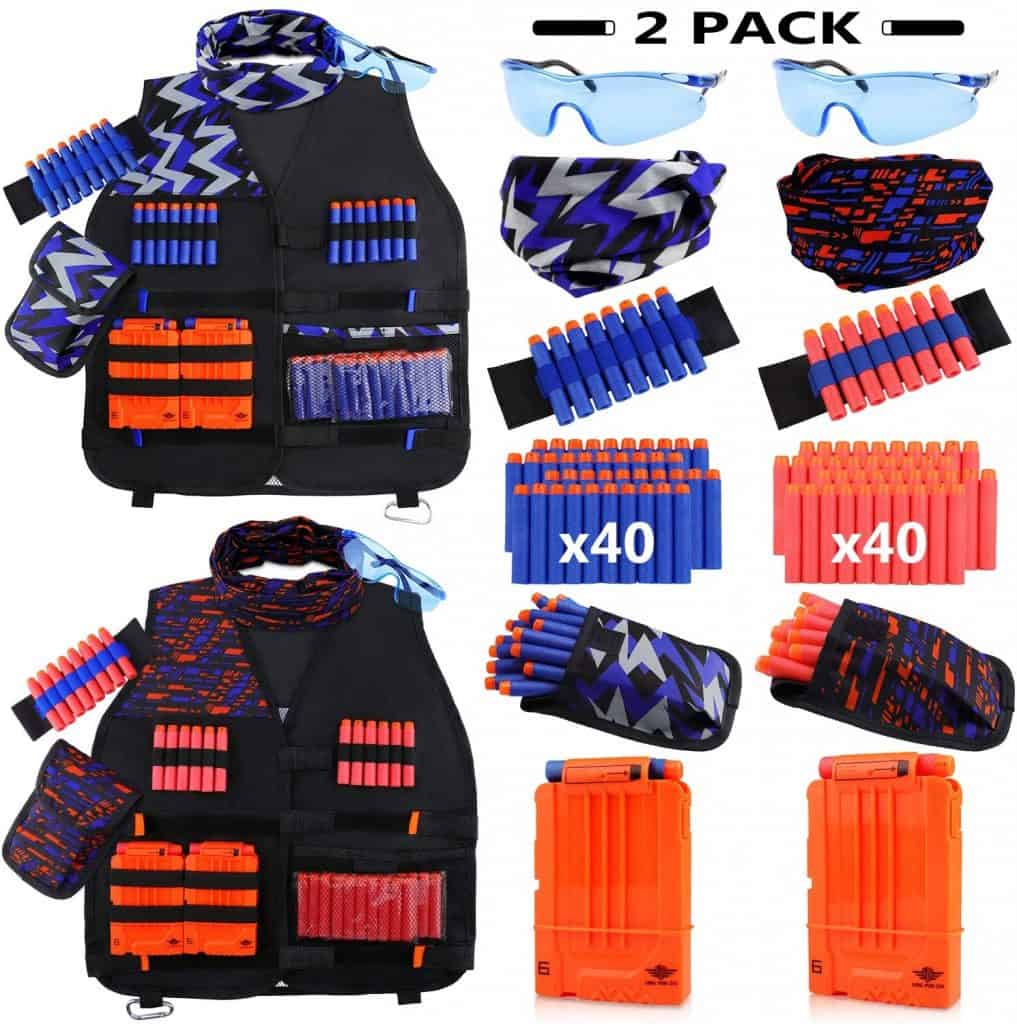 2 Pack Kids Tactical Vest Kit