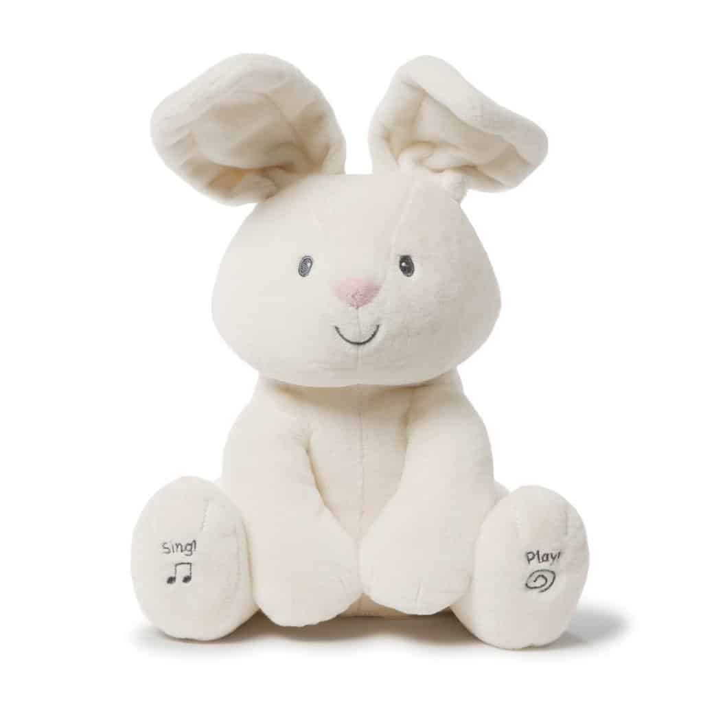 Baby GUND Flora The Bunny Animated Plush Stuffed Animal Toy