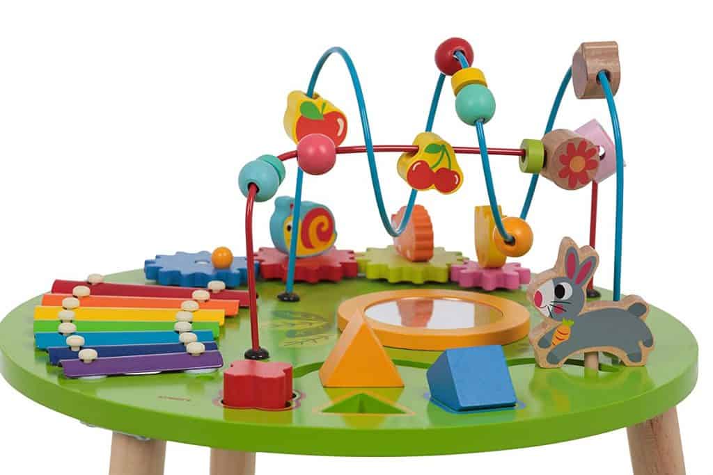 Wooden Activity Table for Toddlers