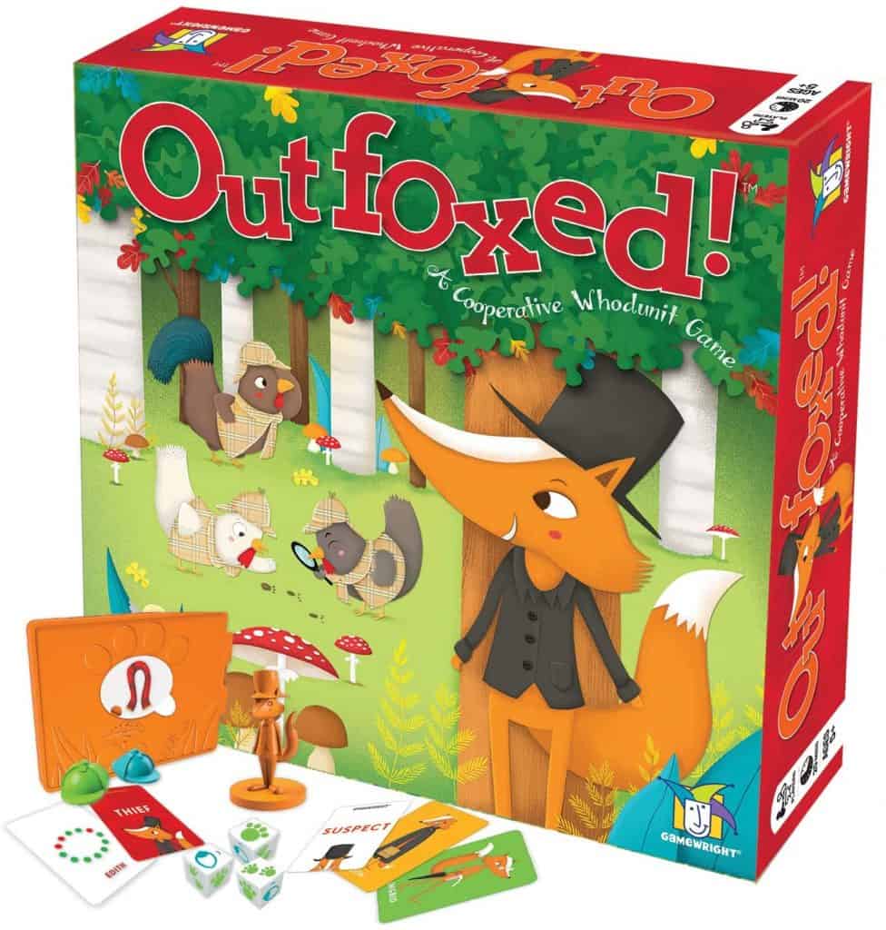 Gamewright Outfoxed! A Cooperative Whodunit Board Game