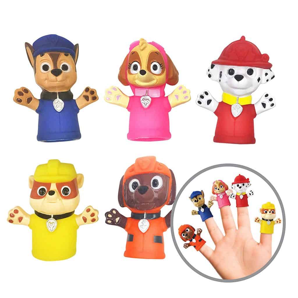 Nickelodeon Paw Patrol Bath Finger Puppets
