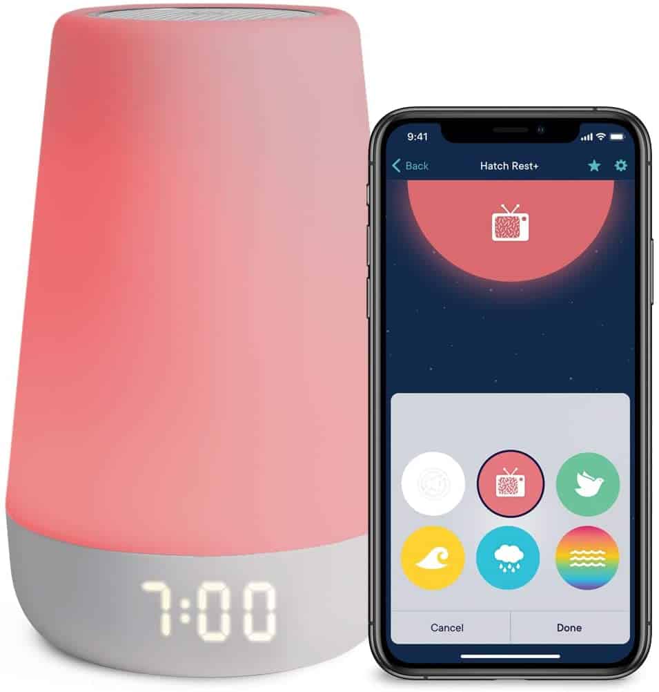 Best night lights for kids: Hatch Rest+ Baby Sound Machine Night Light